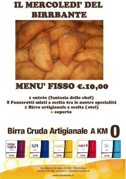 IL MERCOLEDI' DEL BIRRBANTE 