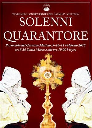 MOTTOLA (TA). LA CONFRATERNITA DEL CARMINE SI PREPARA ALL'ATTESA DELLA PASQUA