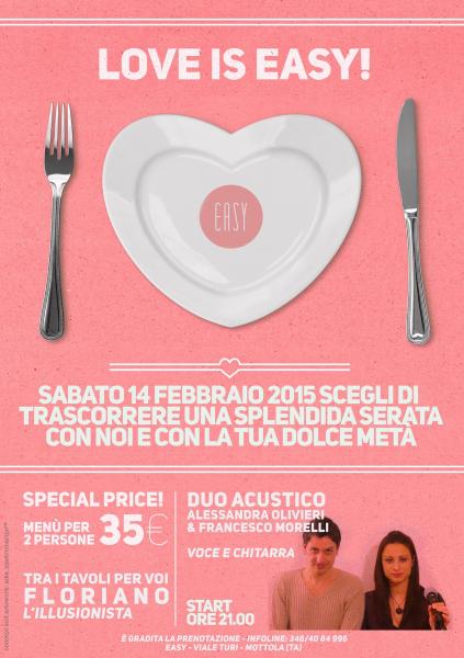 Serata di San Valentino all' Easy