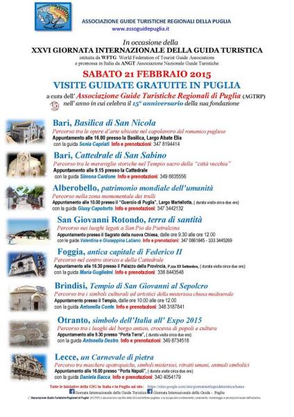 Giornaa Internazionale della Guida Turistica