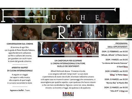 FUGHE, RITORNI, INCONTRI