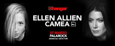 Ellen Allien e Camea: Super festa delle donne Sabato 7 Marzo al Palarock di Aradeo (LE)