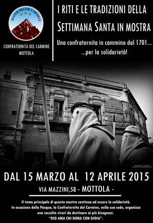 MOTTOLA (TA). Mostra sulla processione dei Misteri in miniatura