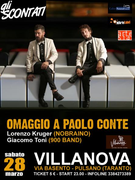 GLI SCONTATI, UN CONCERTO – OMAGGIO A PAOLO CONTE