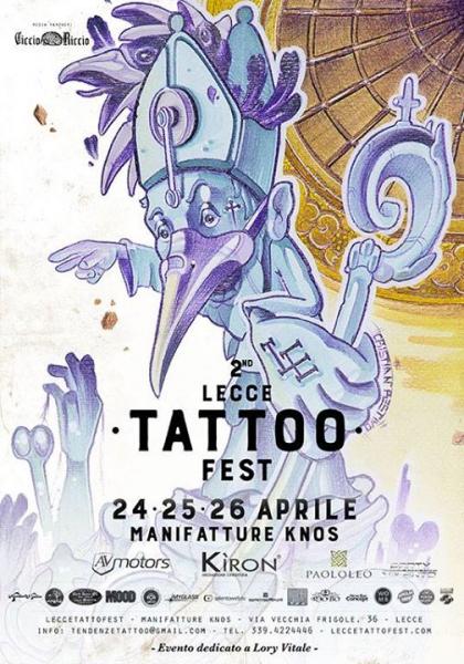 Lecce Tattoo Fest 2015: 24 - 25 - 26 Aprile alle Manifatture Knos di Lecce