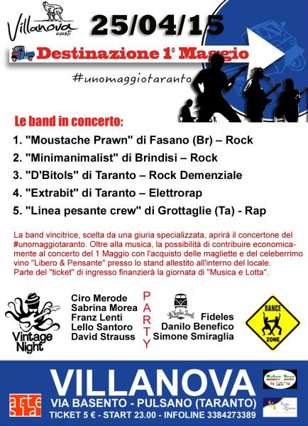 #DESTINAZIONEUNOMAGGIO, il contest + VINTAGE NIGHT,the party! + DANCE ZONE