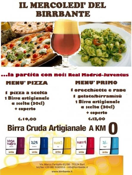 MERCOLEDI' DEL BIRRBANTE 
