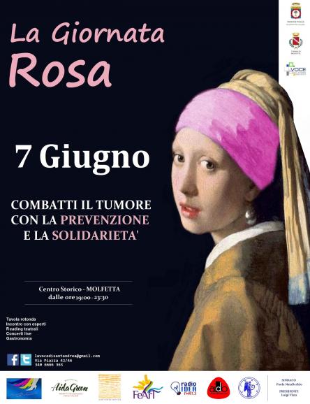 Molfetta si tinge di Rosa Il 7 giugno la giornata sulla prevenzione dei tumori femminili nel centro