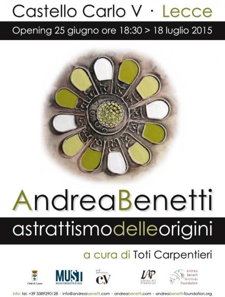 “Astrattismo delle origini” di ANDREA BENETTI