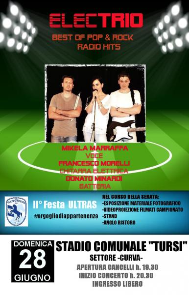 Francesco Morelli in concerto allo stadio Tursi