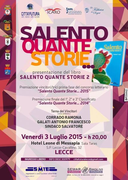 Cerimonia Premiazione Concorso letterario 'Salento Quante Storie'