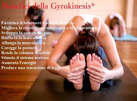 Stage di GYROKINESIS® PER LA PRIMA VOLTA A BRINDISI & PROVINCIA
