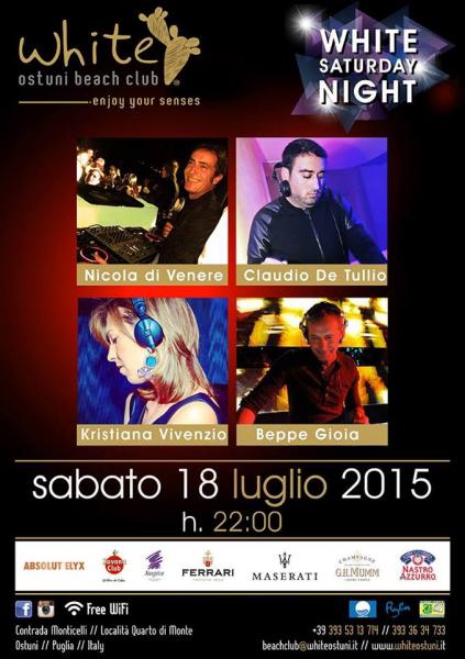 White Saturday Night con Nicola di Venere