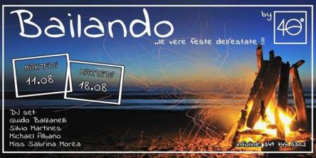 Bailando...The Party - dj set con Sabrina Morea, Guido Balzanelli, Michael Albano e Silvio Martines
