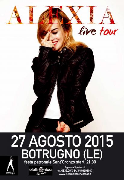 ALEXIA LIVE TOUR 2015