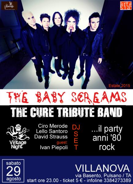 The Cure con The Baby Screams in concerto