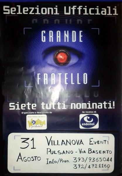 Selezione ufficiale GRANDE FRATELLO