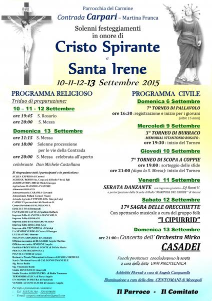 Festa Contrada Carpari