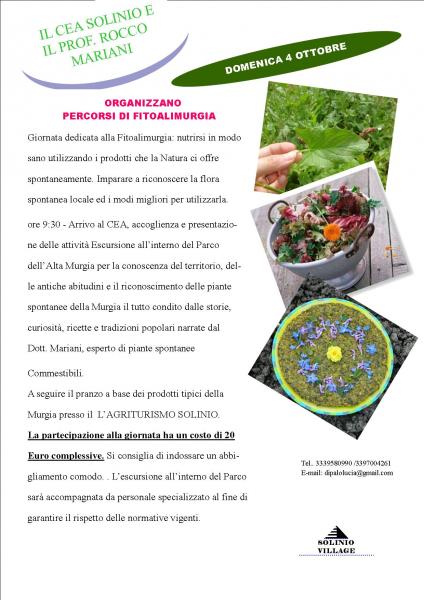 PERCORSI DI FITOALIMURGIA
