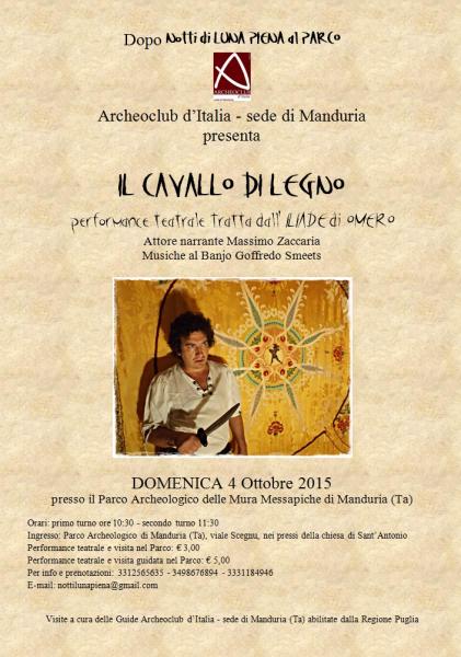 Il cavallo di legno - performance teatrale tratta dall'Iliade di Omero
