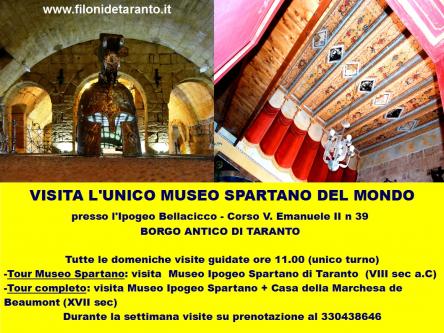Visita l'unico Museo Ipogeo Spartano del mondo