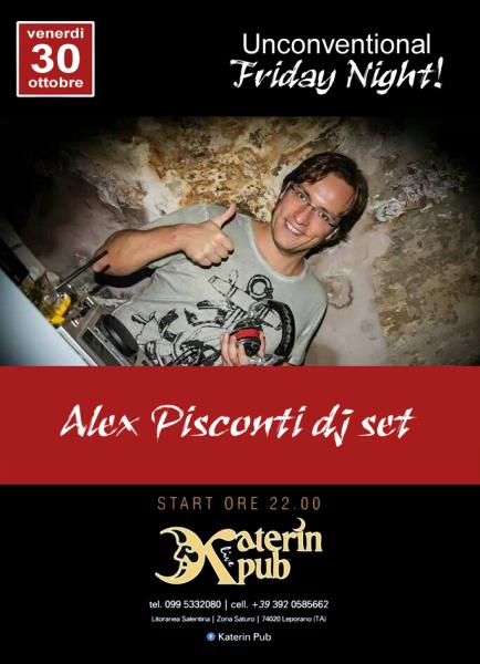 Unconventional friday night - dj set con Alex Pisconti