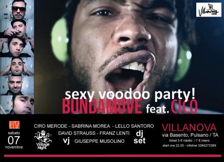 SEXY VOODOO PARTY! con BUNDAMOVE feat CICO in concerto