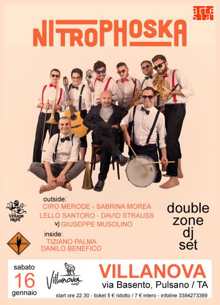 NITROPHOSKA in concerto + DOUBLE ZONE DJ SET