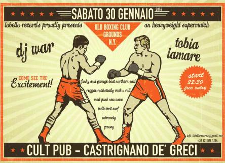 Tobia Lamare VS DJ WAR ----> Cult Pub