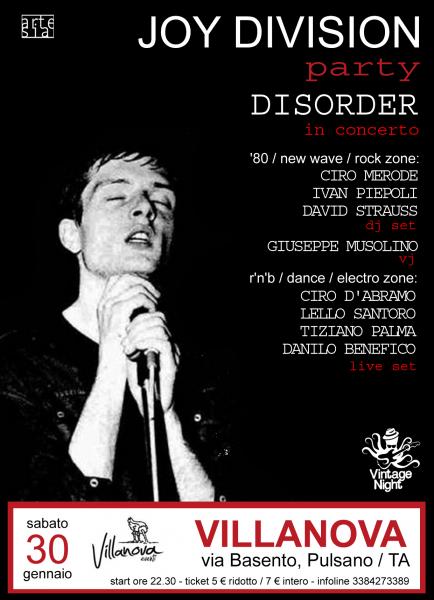Joy Division Party!