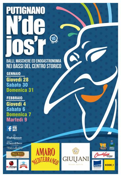 Putignano N’de Jos’r – balli maschere ed enogastronomia nei bassi del centro storico