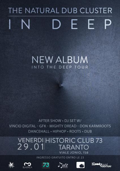 INAUGURAZIONE MELT @ Historic Club 73 Taranto : THE NATURAL DUB CLUSTER electro dub live + Dj Set