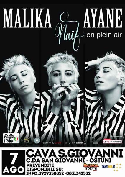 Malika Ayane in concerto il 7 agosto a Ostuni (BR)