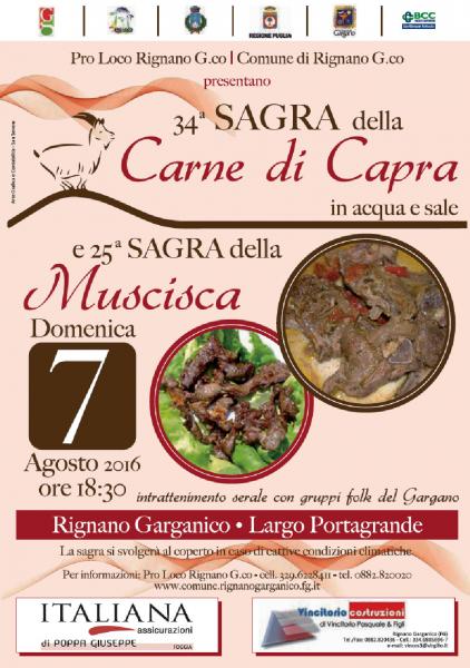 35a ed. della Sagra della Carne di Capra in acqua e sale -  25a ed. della Sagra della Musciska