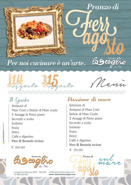 Pranzo di Ferragosto sul mare