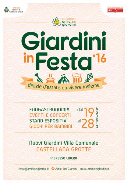 Giardini in Festa dal 19 al 28 agosto