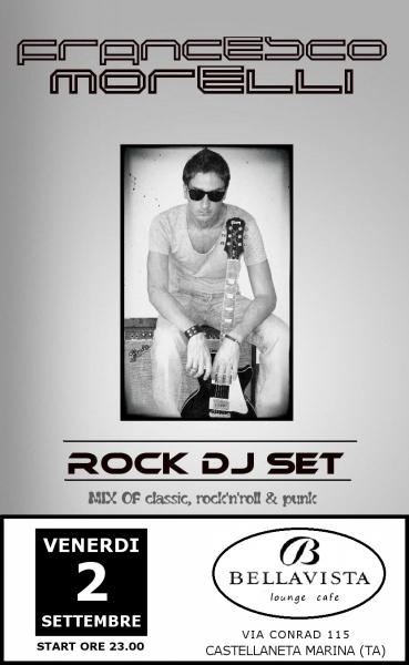 Francesco Morelli dj set al Bellavista