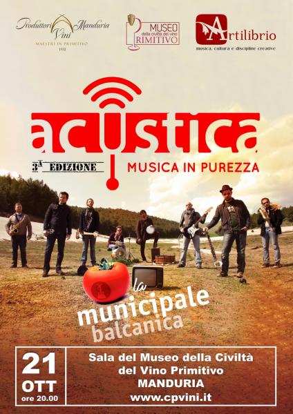 La Municipale Balcanica per il ritorno di Acustica