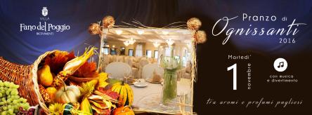 Pranzo 1 Novembre “Tutti i Santi” | Villa Fano del Poggio