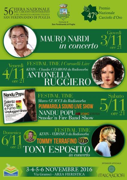 56^ Fiera Nazionale del Carciofo a San Ferdinando di Puglia