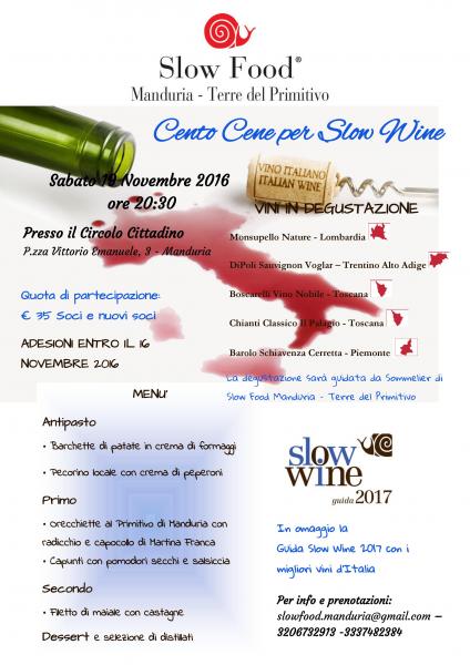 Cento Cene per Slow Wine