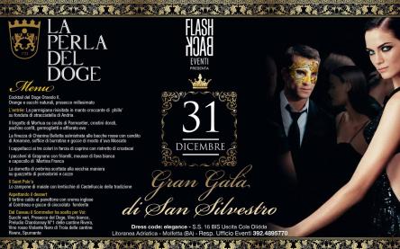 GRAN GALA' DI SAN SILVESTRO ALLA PERLA DEL DOGE  - MOLFETTA