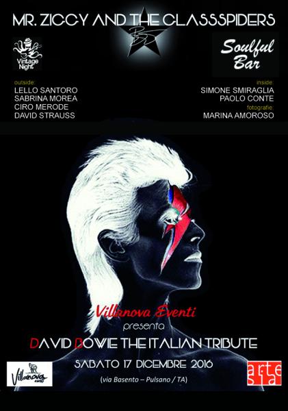 Mr. Ziggy and The Glassspiders perform David Bowie + Double Zone Dj Set