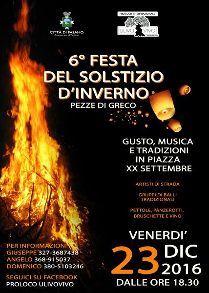 6° Festa del Solstizio d'Inverno