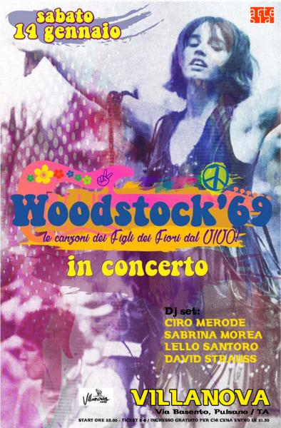 Flower Power, il party dei figli dei fiori con Woodstock'69 in concerto