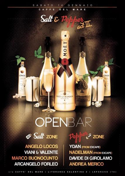 SALT & PEPPER ATTO III OPEN BAR