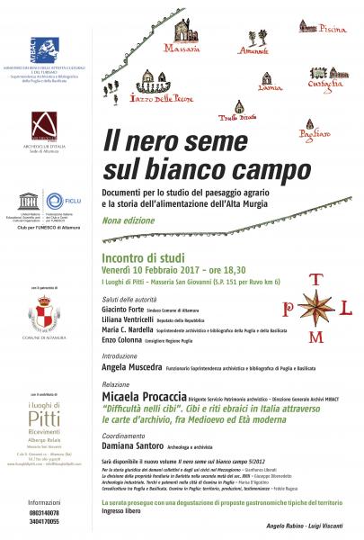 Il nero seme sul bianco campo - IX edizione
