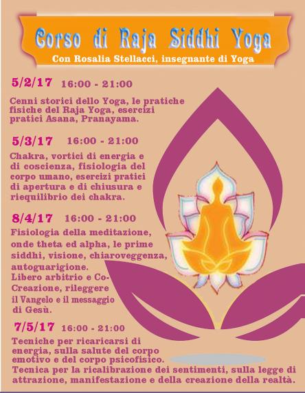 Corso di raja siddhi yoga
