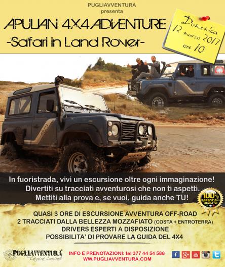 Apulian 4 x 4 Adventure (Safari in Land Rover)