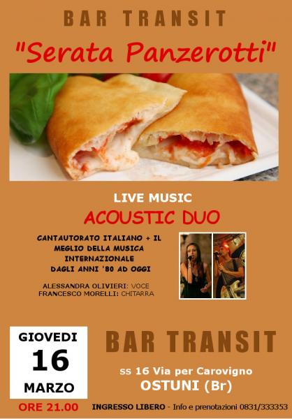 Panzerotti night a Ostuni con musica live